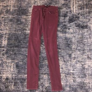Red jeans